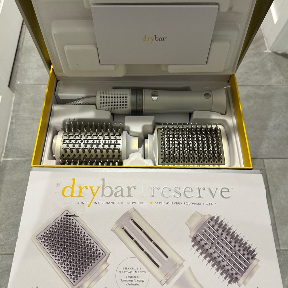 Drybar Reserve 3-in-1 Interchangeable Blow Dryer.